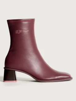 Stiefel Und Stiefeletten-HOFF DATE BURGUNDER STIEFELETTE MIT ABSATZ