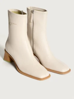Stiefel Und Stiefeletten-HOFF DATE OFF WHITE STIEFELETTE MIT ABSATZ