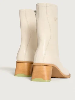 Stiefel Und Stiefeletten-HOFF DATE OFF WHITE STIEFELETTE MIT ABSATZ