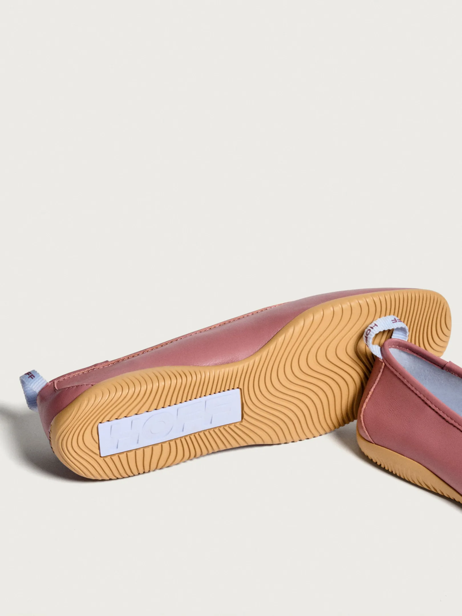 Flacher Schuh-HOFF GARNIER BALLERINA BURGUNDERROT