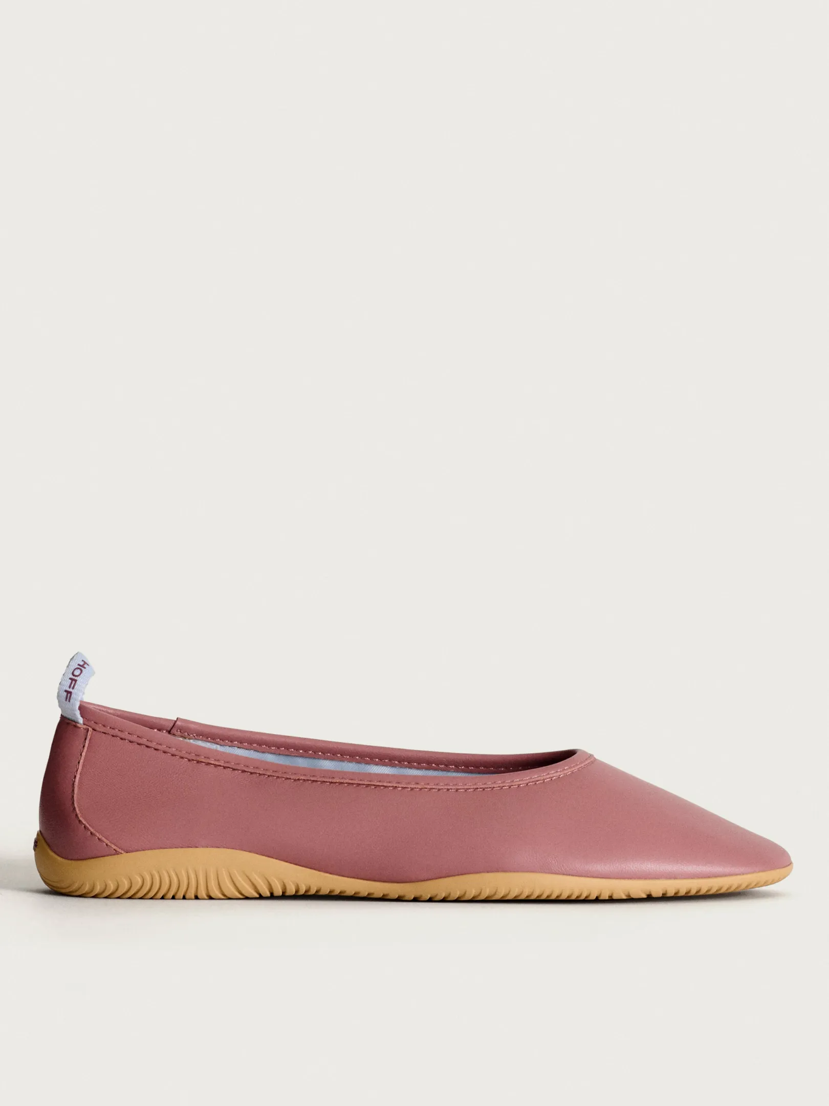 Flacher Schuh-HOFF GARNIER BALLERINA BURGUNDERROT