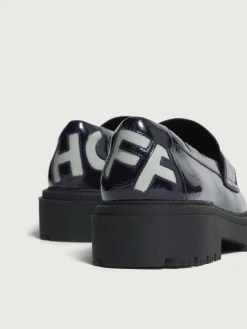 Flacher Schuh-HOFF MOKASSIN SCHOOL BLAU