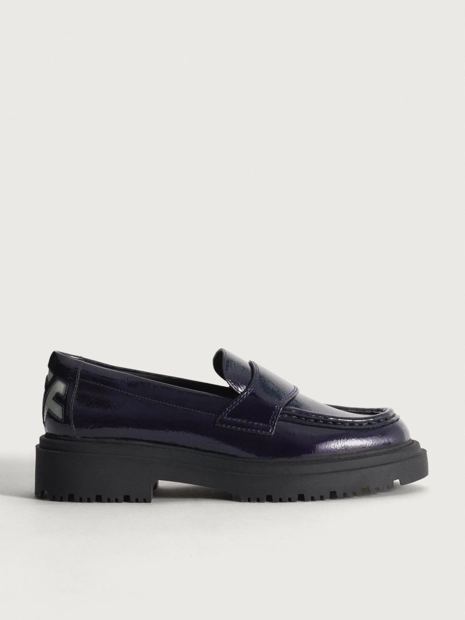 Flacher Schuh-HOFF MOKASSIN SCHOOL BLAU