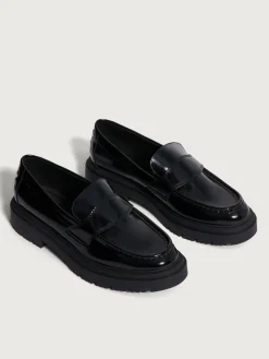 Flacher Schuh-HOFF MOKASSIN SCHOOL SCHWARZ