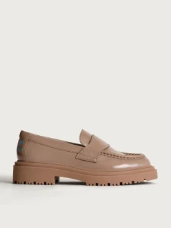 Flacher Schuh-HOFF MOKASSIN SCHOOL TAUPE