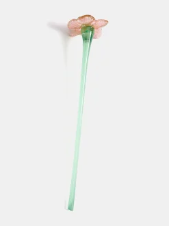 Deko|Deko-HOFF MOUTHBLOWN CRYSTAL FLOWER CREAM