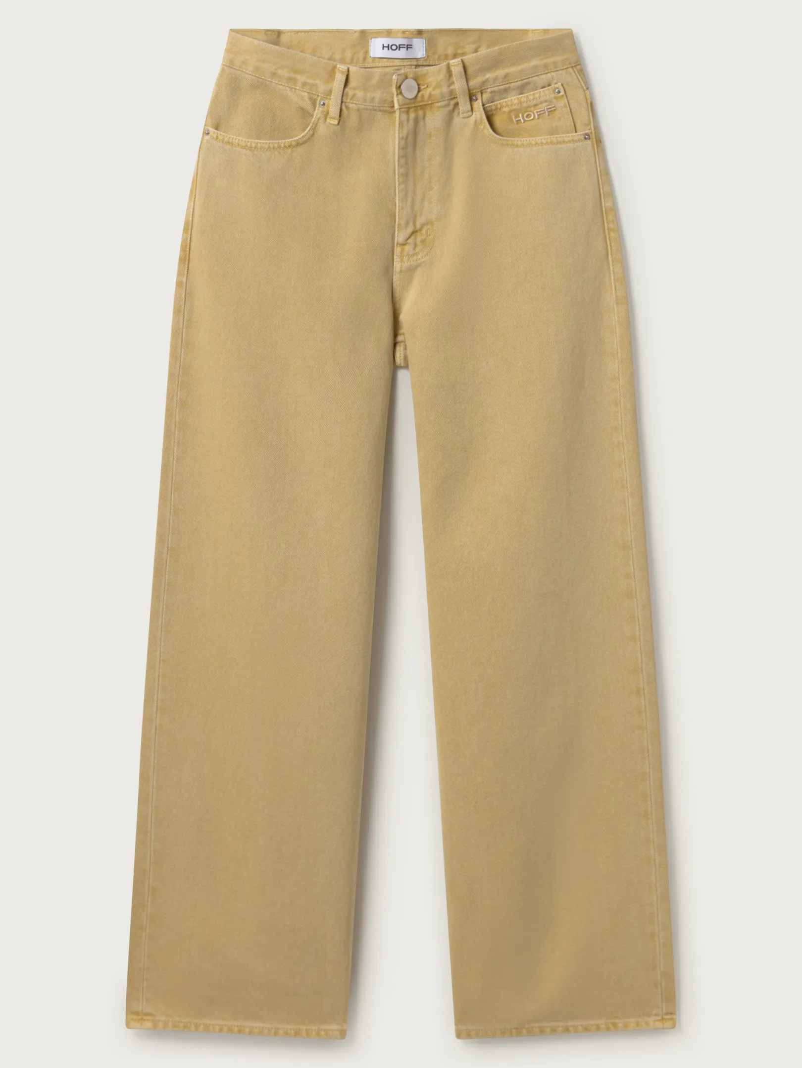 Hosen-HOFF MUSTARD DENIM