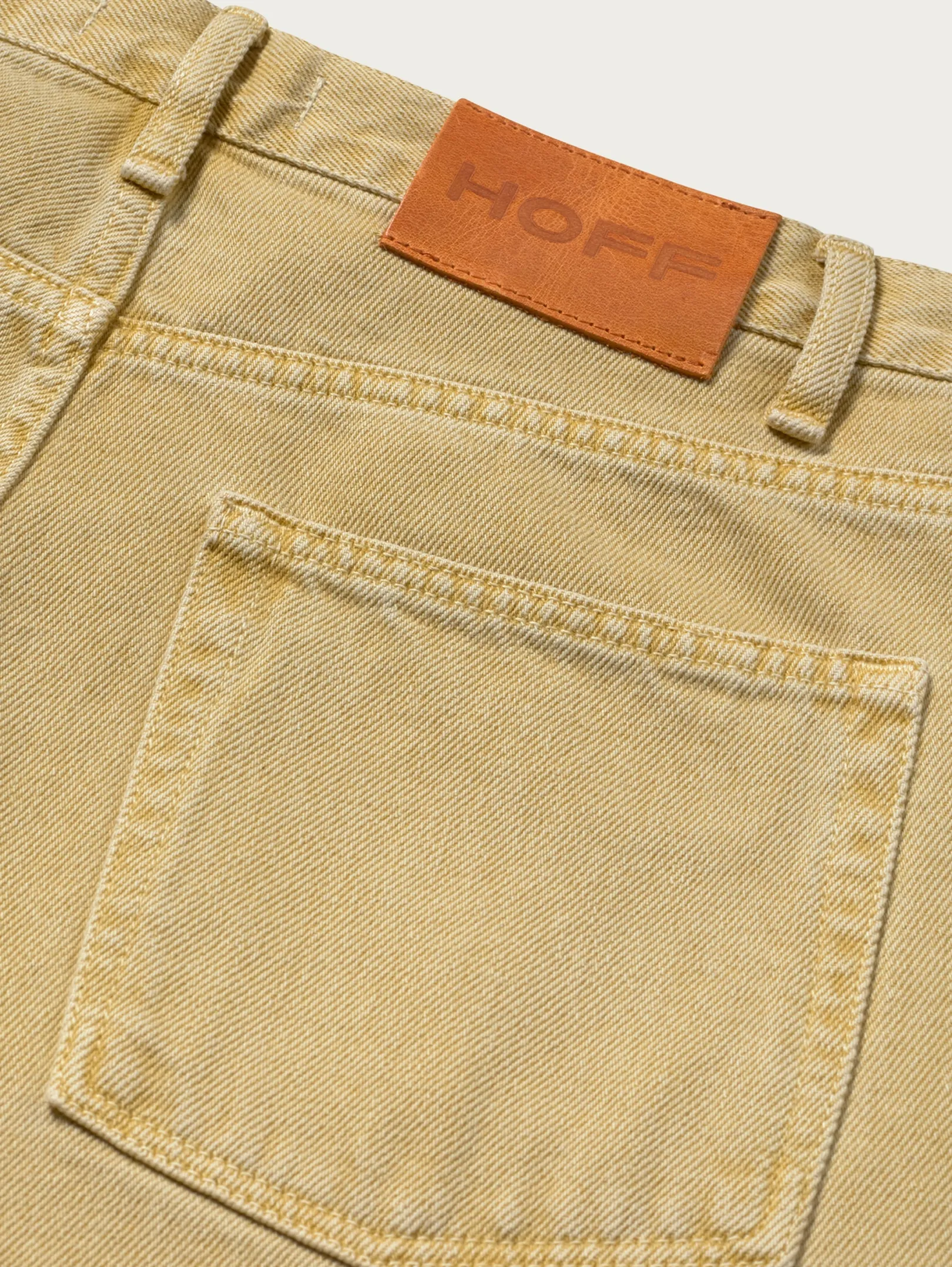 Hosen-HOFF MUSTARD DENIM