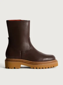 Stiefel Und Stiefeletten-HOFF OFFICE BRAUN LEDERSTIEFEL