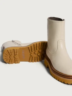 Stiefel Und Stiefeletten-HOFF OFFICE OFF WHITE LEDERSTIEFEL